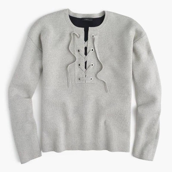 J. Crew Sweaters - J. Crew Collection Bonded Merino Wool Boxy Sweater